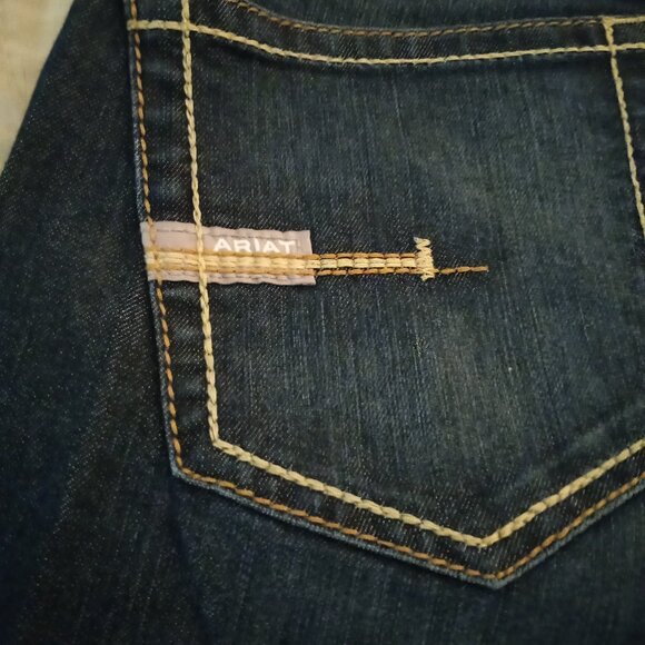 Women's Ariat Rebar Mid Rise DuraStretch Riverter Bootcut Size 31S - Picture 10 of 15